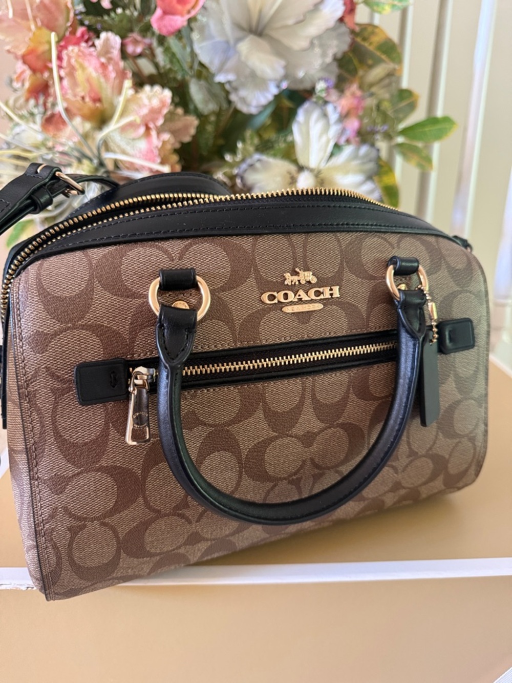 Coach Signature Crossbody Purses Brand New Authentic 10.5x8